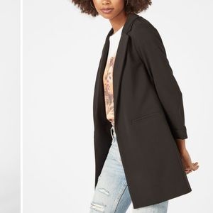 Long black blazer
